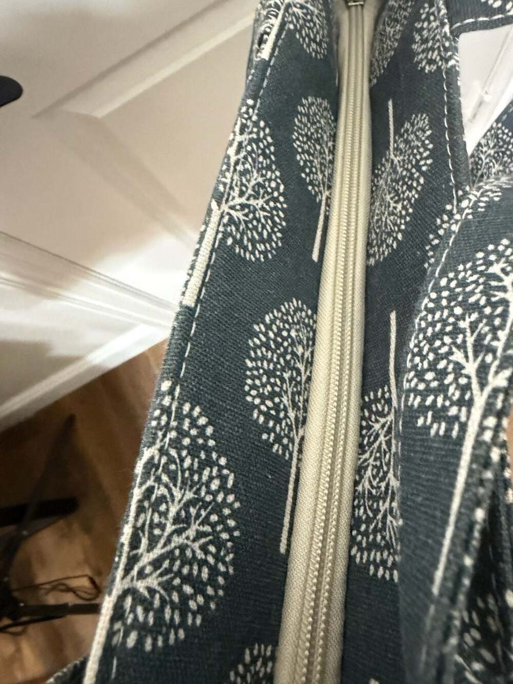 Paris Tree Print Viscose Tote Bag - Picture 5 of 6